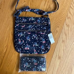 Vera Bradley Iconic Triple Zip Hipster